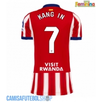 Camisa de time de futebol Atletico Madrid Lee Kang-in #7 Replicas 1º Equipamento Feminina 2026-27 Manga Curta